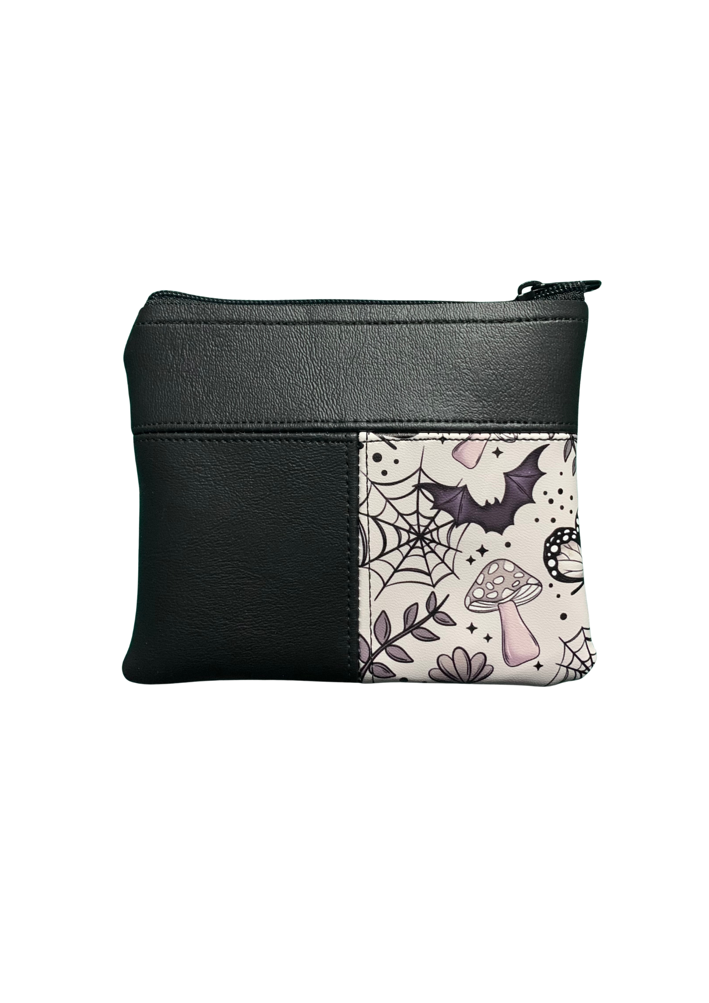 Handmade Gothic Zip Purse