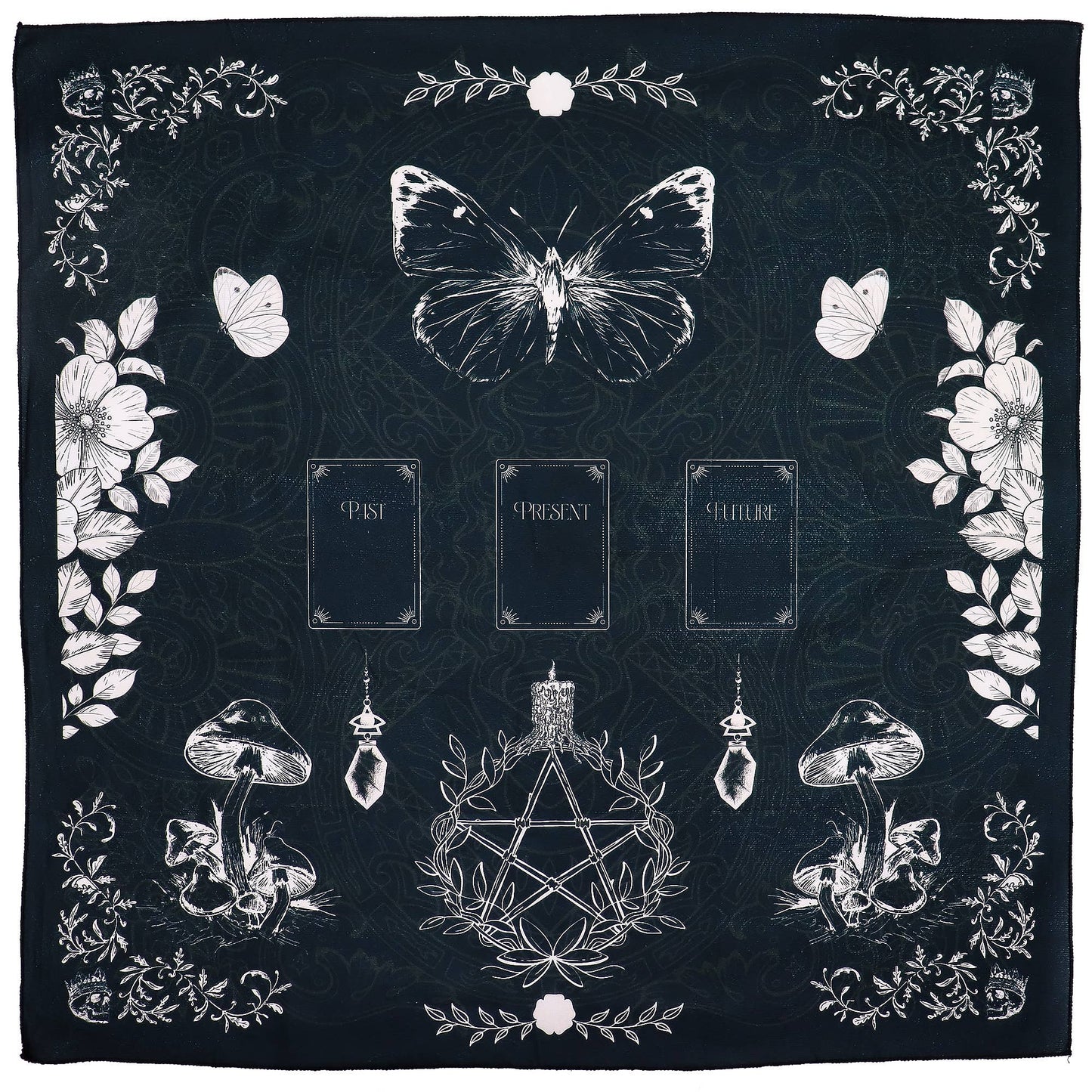 Tarot Reading Cloth - Ancient Witch (75x75cm)