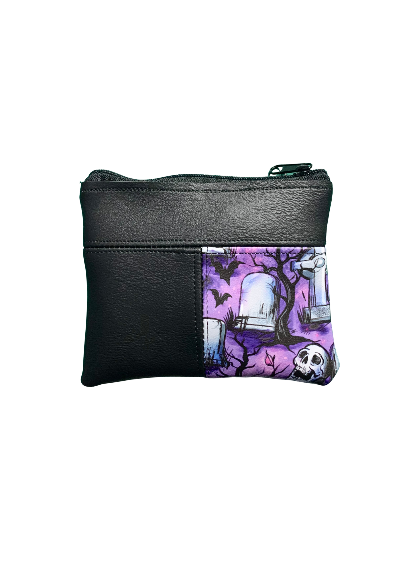 Handmade Gothic Zip Purse