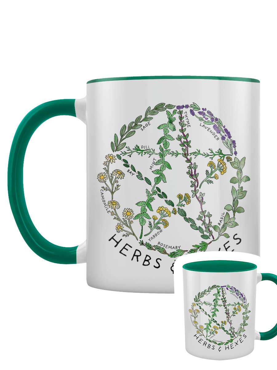 Herbs & Hexes Green Inner 2-Tone Mug