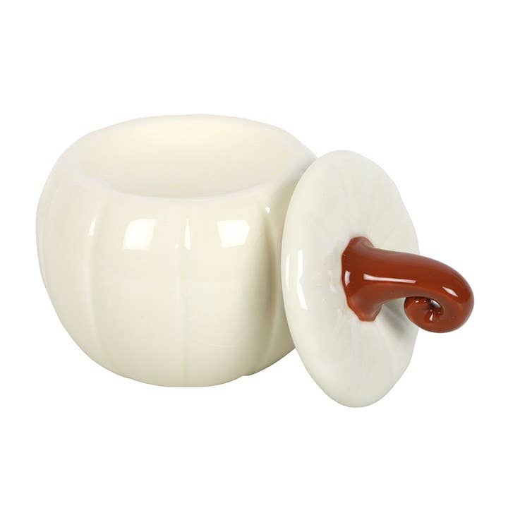White Curly Pumpkin Autumn Oil Burner