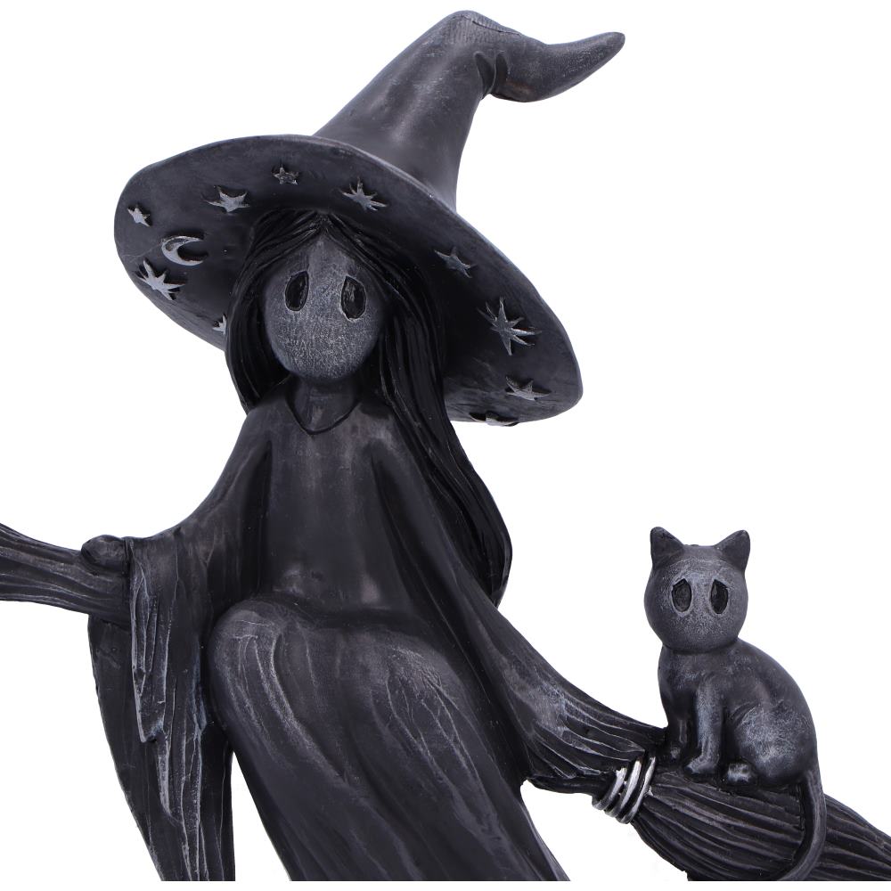Little Souls Beam Witch on Broom Figurine 12.7cm