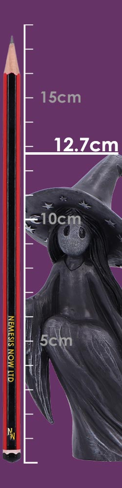 Little Souls Beam Witch on Broom Figurine 12.7cm