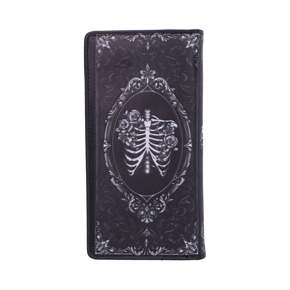 Baroque Skull Embossed Purse 18.5cm