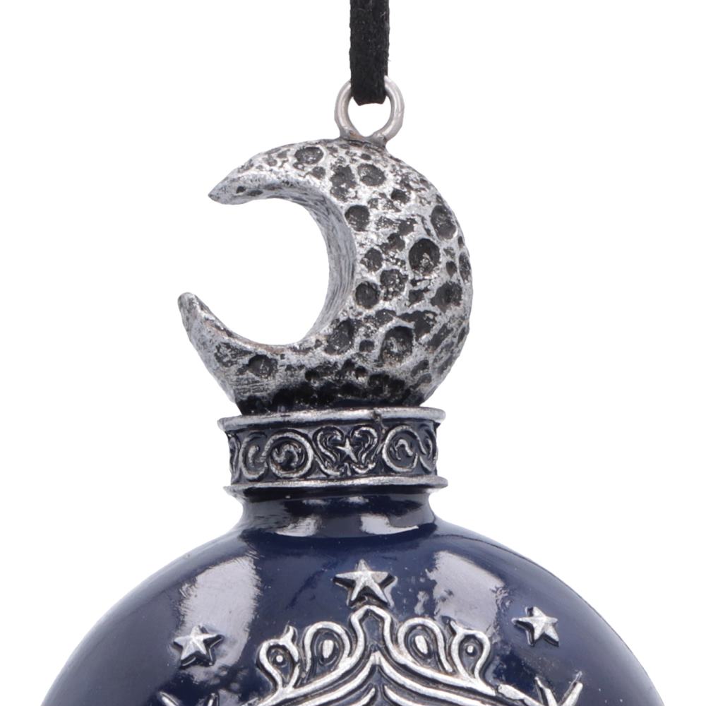 Moon Hex Bottle Hanging Ornament 9.8cm